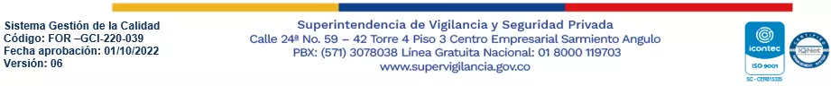 Acta de Visita Ordinaria Departamentos de Seguridad VR06