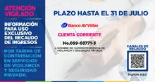 Financiera recaudo ingresos plazo 31 de julio