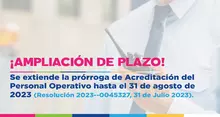 circular prórroga acreditación hasta 31 de agosto de 2023