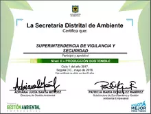 Certificada SuperVigilancia