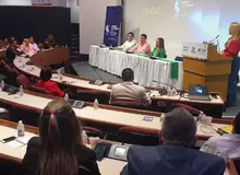 Superintendente Clavijo y Delegados de la Entidad ponentes en conversatorio de seguridad en Cali