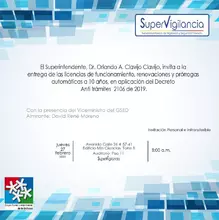 invitación licencias