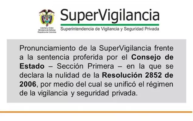 Pronunciamiento SuperVigilancia frente a sentencia de Consejo de Estado
