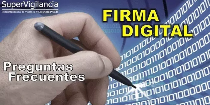 SuperVigilancia aclara dudas sobre obtención de la firma digital