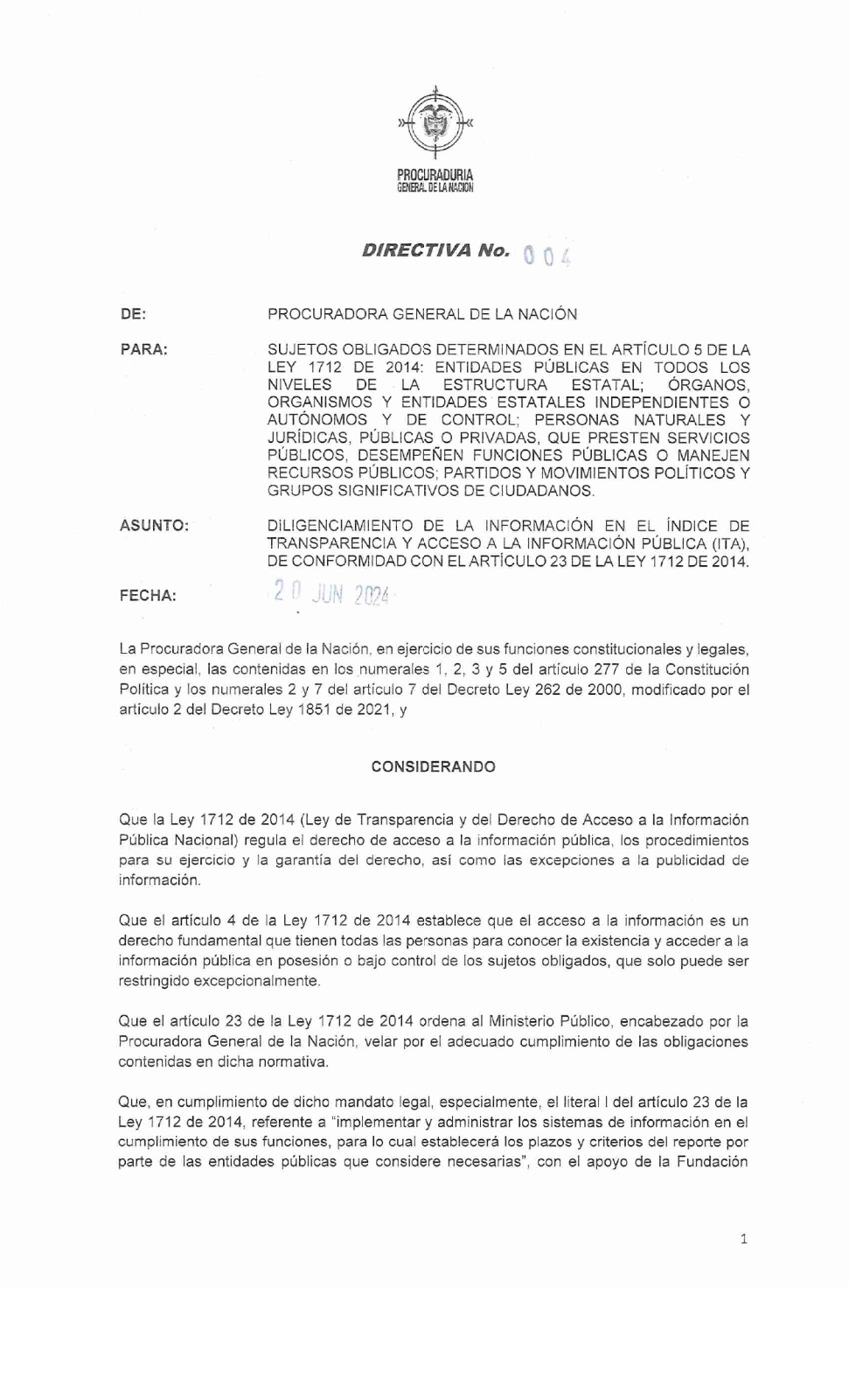 procuraduría 1