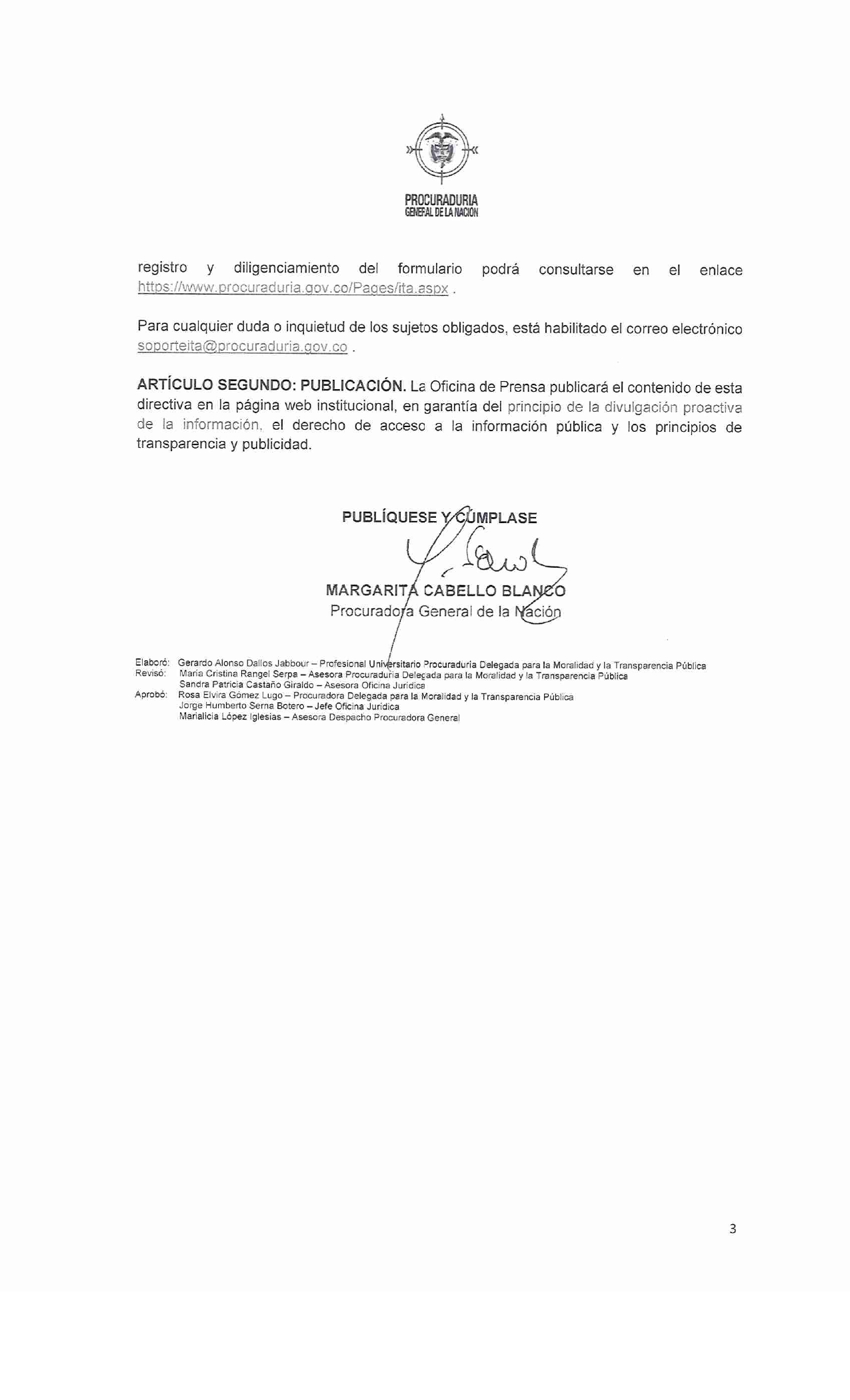 directiva ITA 06 3