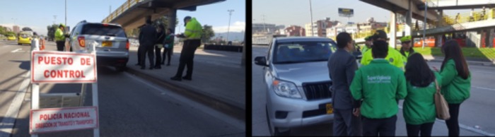SuperVigilancia ejerce control e inspección en DÍA SIN CARRO Y SIN MOTO en Bogotá