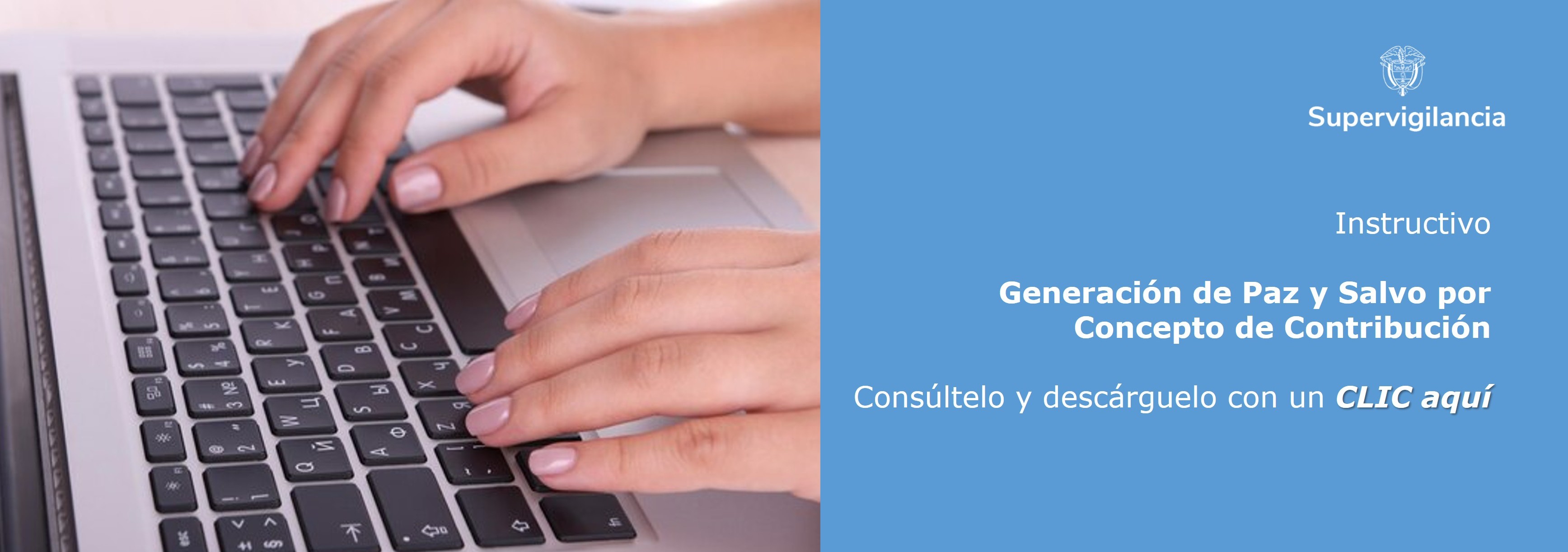 Instructivo para la generación de paz y salvo por contribución