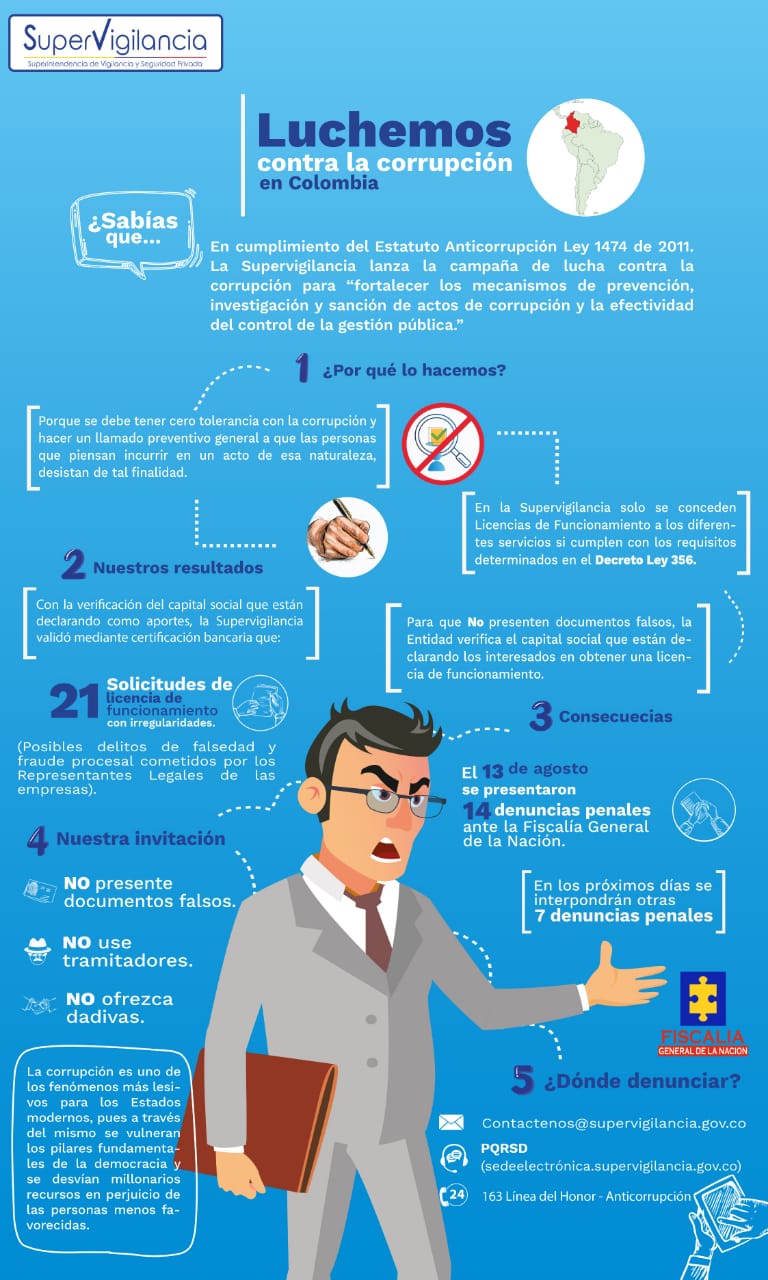 Luchemos contra la corrupción en Colombia